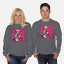 Pose Of Victory-Unisex-Crew Neck-Sweatshirt-nickzzarto