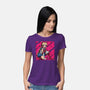 Pose Of Victory-Womens-Basic-Tee-nickzzarto