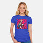 Pose Of Victory-Womens-Fitted-Tee-nickzzarto