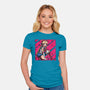 Pose Of Victory-Womens-Fitted-Tee-nickzzarto