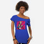 Pose Of Victory-Womens-Off Shoulder-Tee-nickzzarto