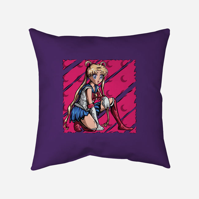 Pose Of Victory-None-Non-Removable Cover w Insert-Throw Pillow-nickzzarto