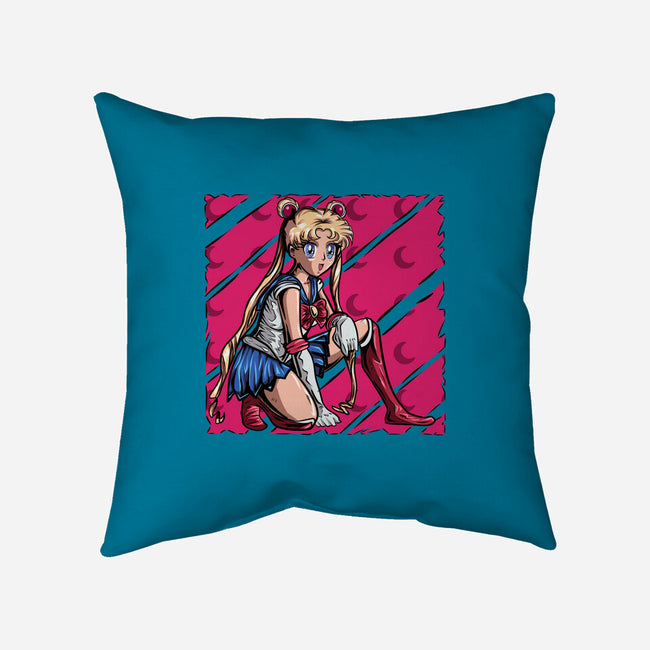 Pose Of Victory-None-Non-Removable Cover w Insert-Throw Pillow-nickzzarto