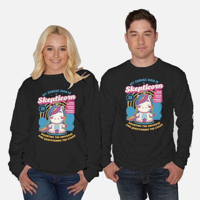 Unicorn Zodiac Sign-Unisex-Crew Neck-Sweatshirt-Studio Mootant