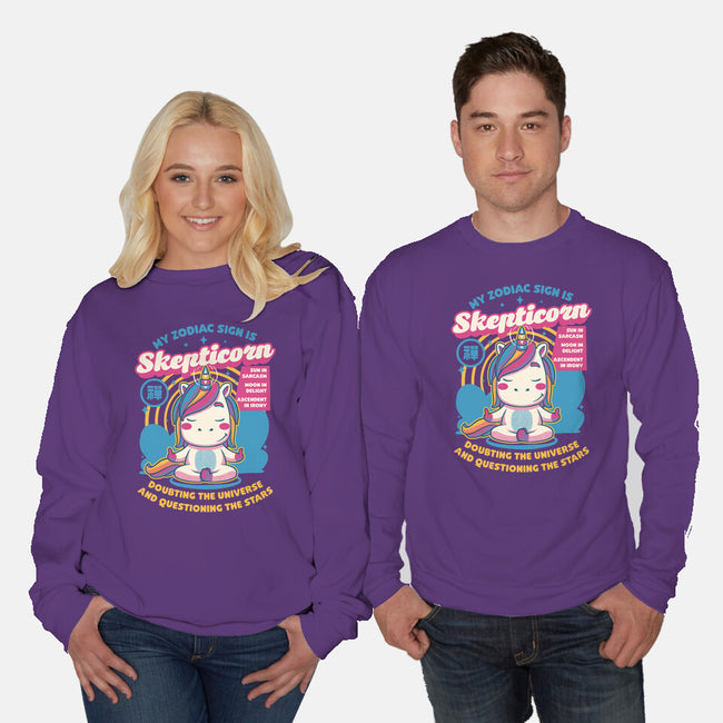 Unicorn Zodiac Sign-Unisex-Crew Neck-Sweatshirt-Studio Mootant