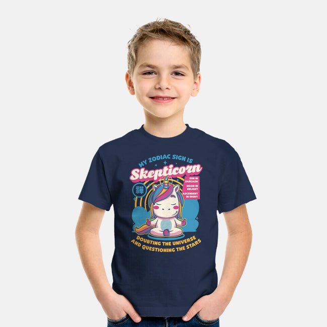 Unicorn Zodiac Sign-Youth-Basic-Tee-Studio Mootant