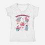 Dinosaurberts-Womens-V-Neck-Tee-tobefonseca