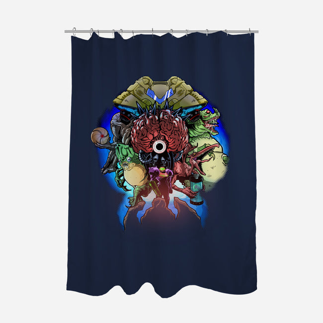 A Super Metroid Story-None-Polyester-Shower Curtain-Diego Oliver