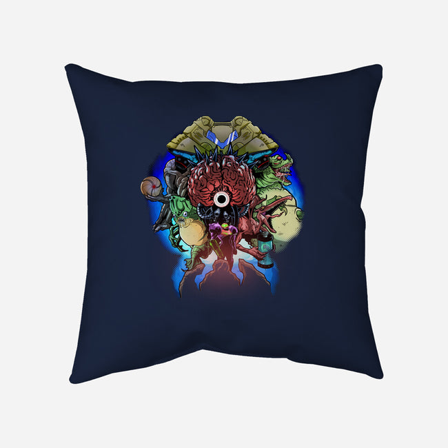 A Super Metroid Story-None-Non-Removable Cover w Insert-Throw Pillow-Diego Oliver