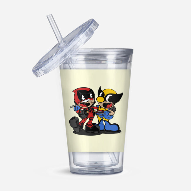 Weapon X-None-Acrylic Tumbler-Drinkware-joerawks