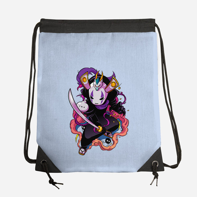 Silent Samurai-None-Drawstring-Bag-Bruno Mota