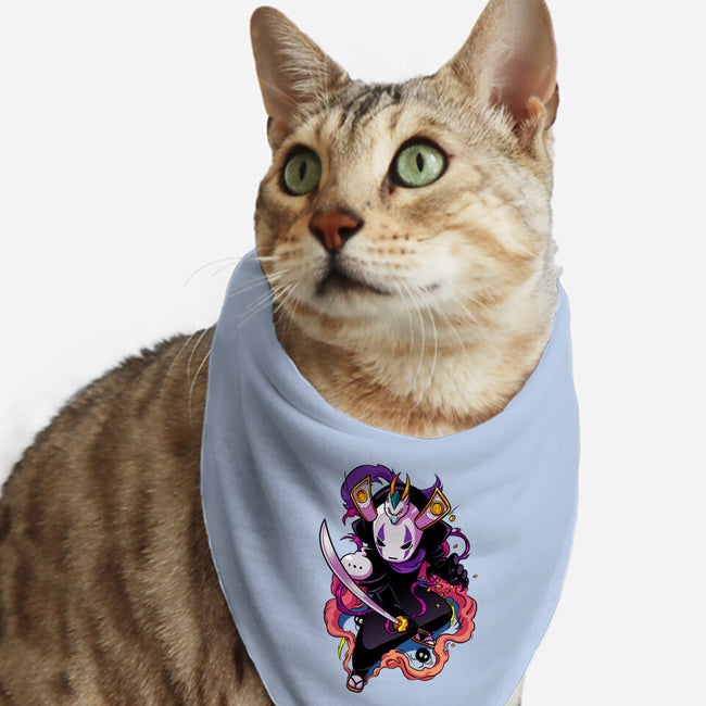 Silent Samurai-Cat-Bandana-Pet Collar-Bruno Mota