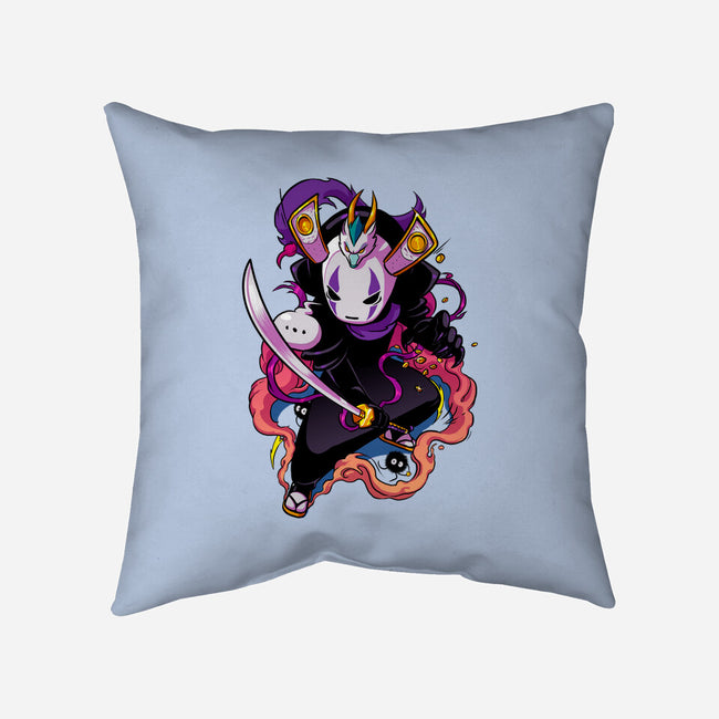 Silent Samurai-None-Non-Removable Cover w Insert-Throw Pillow-Bruno Mota