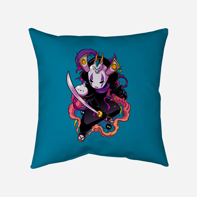 Silent Samurai-None-Non-Removable Cover w Insert-Throw Pillow-Bruno Mota