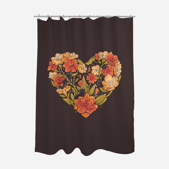 Wild Heart-None-Polyester-Shower Curtain-eduely