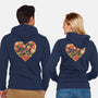 Wild Heart-Unisex-Zip-Up-Sweatshirt-eduely