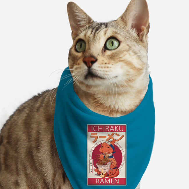 Ichiraku Noodles-Cat-Bandana-Pet Collar-jacnicolauart