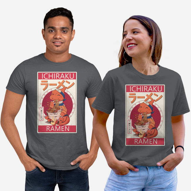 Ichiraku Noodles-Unisex-Basic-Tee-jacnicolauart