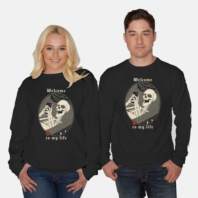 Doom Scrolling-Unisex-Crew Neck-Sweatshirt-vp021