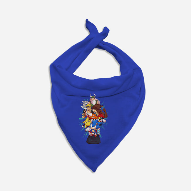 Megadrive-Dog-Bandana-Pet Collar-jacnicolauart