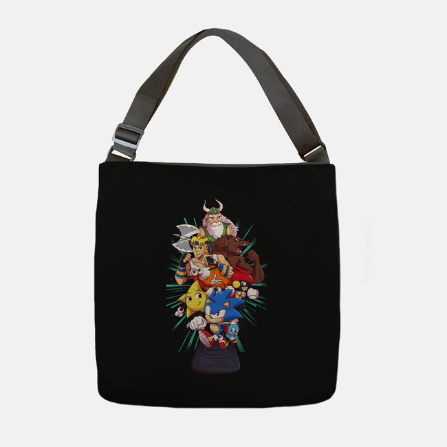 Megadrive-None-Adjustable Tote-Bag-jacnicolauart