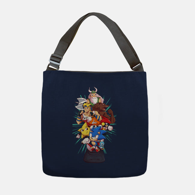 Megadrive-None-Adjustable Tote-Bag-jacnicolauart