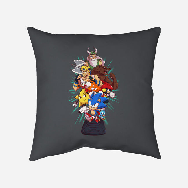 Megadrive-None-Removable Cover w Insert-Throw Pillow-jacnicolauart