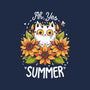 Summer Kitten Sniffles-Unisex-Crew Neck-Sweatshirt-Snouleaf