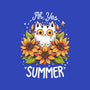 Summer Kitten Sniffles-None-Glossy-Sticker-Snouleaf