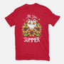 Summer Kitten Sniffles-Mens-Heavyweight-Tee-Snouleaf