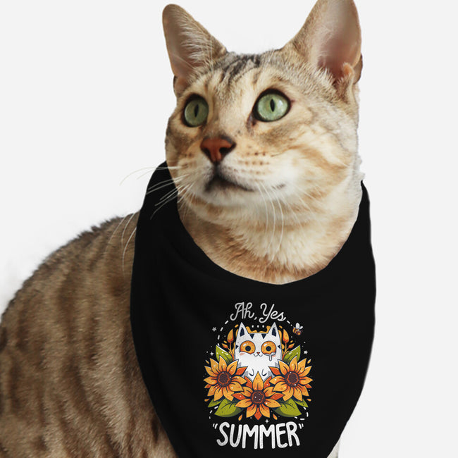 Summer Kitten Sniffles-Cat-Bandana-Pet Collar-Snouleaf