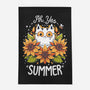 Summer Kitten Sniffles-None-Outdoor-Rug-Snouleaf