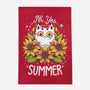 Summer Kitten Sniffles-None-Outdoor-Rug-Snouleaf