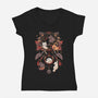 Cat Catcher-Womens-V-Neck-Tee-Snouleaf