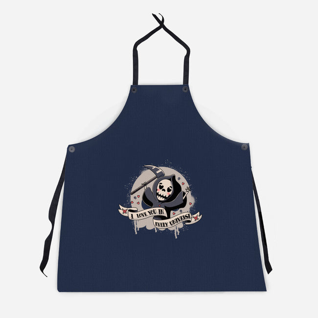 Love In Every Universe-Unisex-Kitchen-Apron-Freecheese