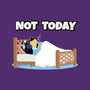 Not Today Bluey-Womens-Fitted-Tee-MaxoArt