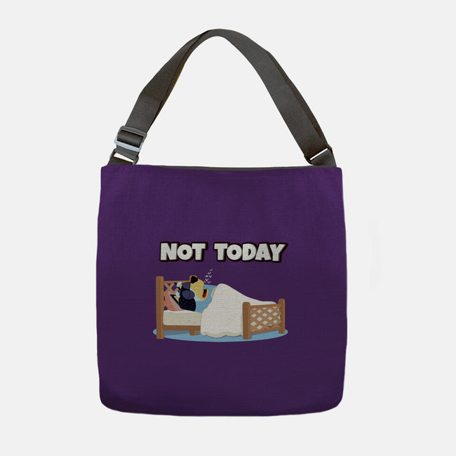 Not Today Bluey-None-Adjustable Tote-Bag-MaxoArt