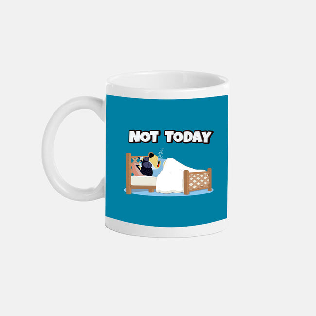 Not Today Bluey-None-Mug-Drinkware-MaxoArt