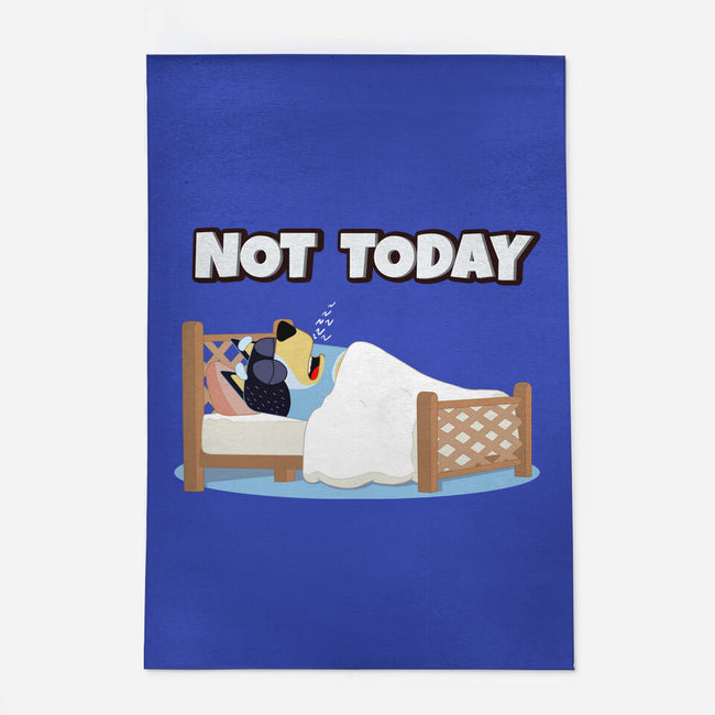 Not Today Bluey-None-Indoor-Rug-MaxoArt