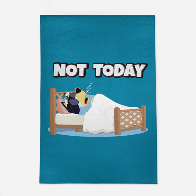 Not Today Bluey-None-Indoor-Rug-MaxoArt