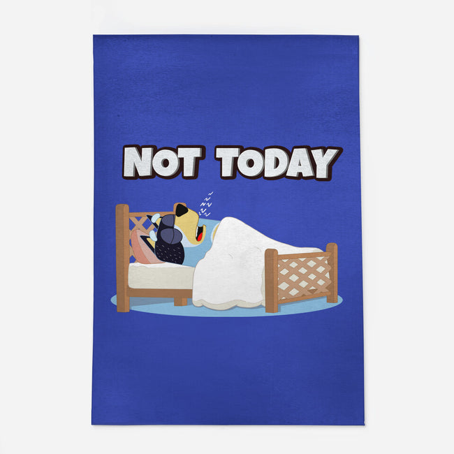 Not Today Bluey-None-Outdoor-Rug-MaxoArt