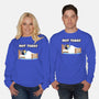 Not Today Bluey-Unisex-Crew Neck-Sweatshirt-MaxoArt