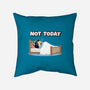 Not Today Bluey-None-Removable Cover-Throw Pillow-MaxoArt