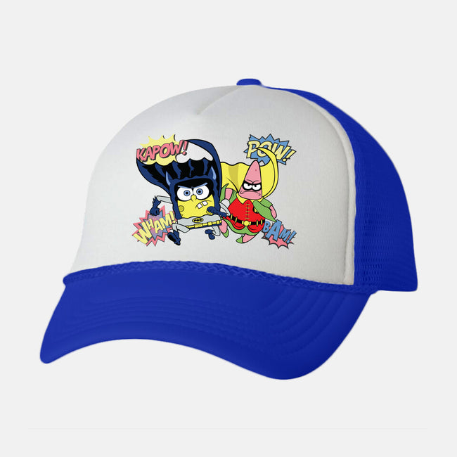 BatBob SquarePants-Unisex-Trucker-Hat-Foji Kaigon