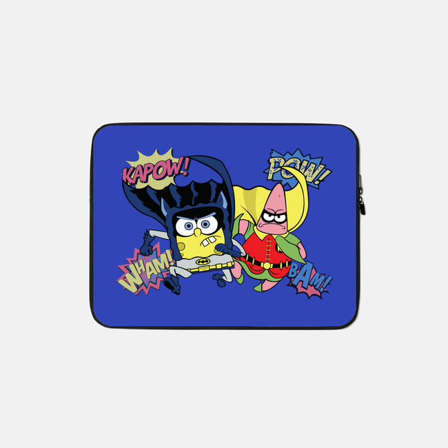 BatBob SquarePants-None-Zippered-Laptop Sleeve-Foji Kaigon