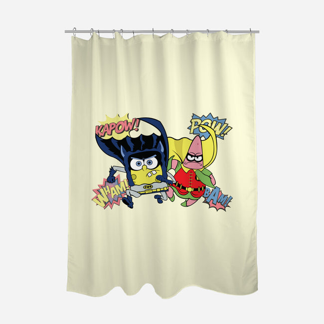 BatBob SquarePants-None-Polyester-Shower Curtain-Foji Kaigon