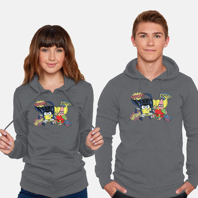 BatBob SquarePants-Unisex-Pullover-Sweatshirt-Foji Kaigon