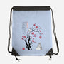 Spirits Sumi-e-None-Drawstring-Bag-DrMonekers