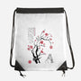 Spirits Sumi-e-None-Drawstring-Bag-DrMonekers