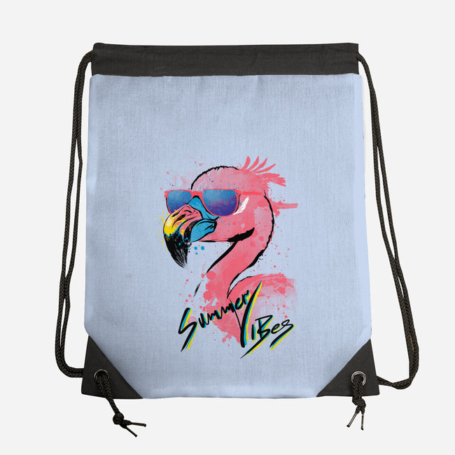 Summer Vibes-None-Drawstring-Bag-DrMonekers